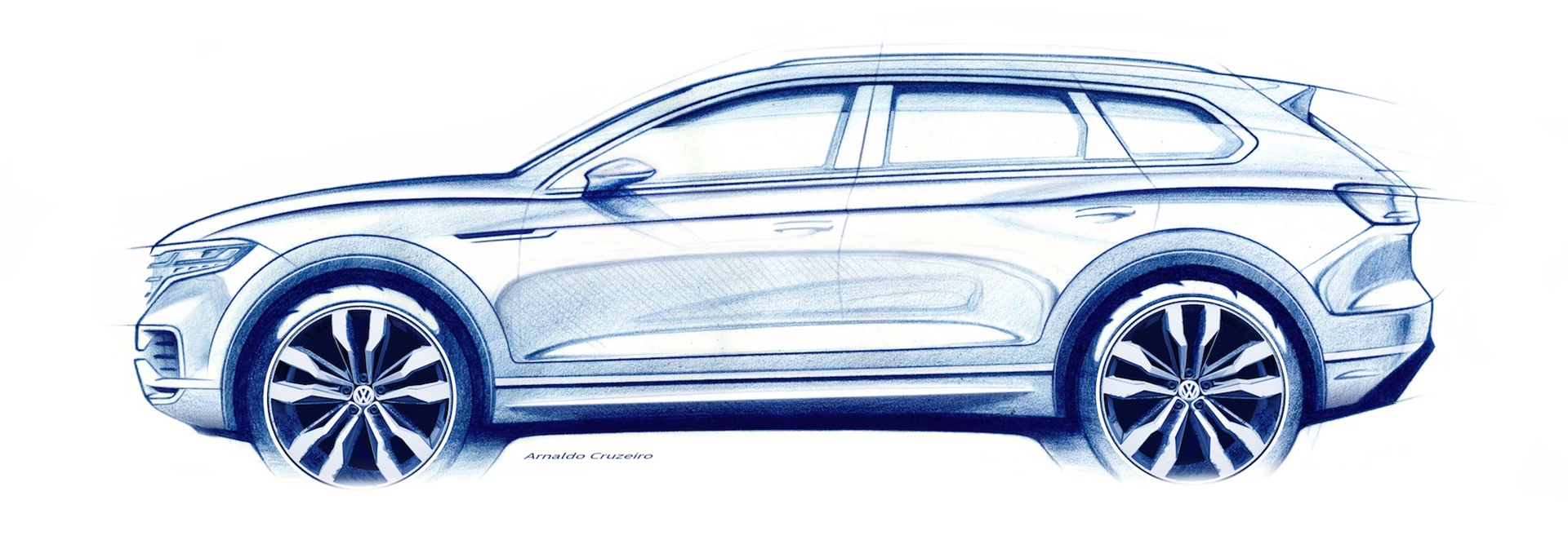 Volkswagen gives first look of new Touareg